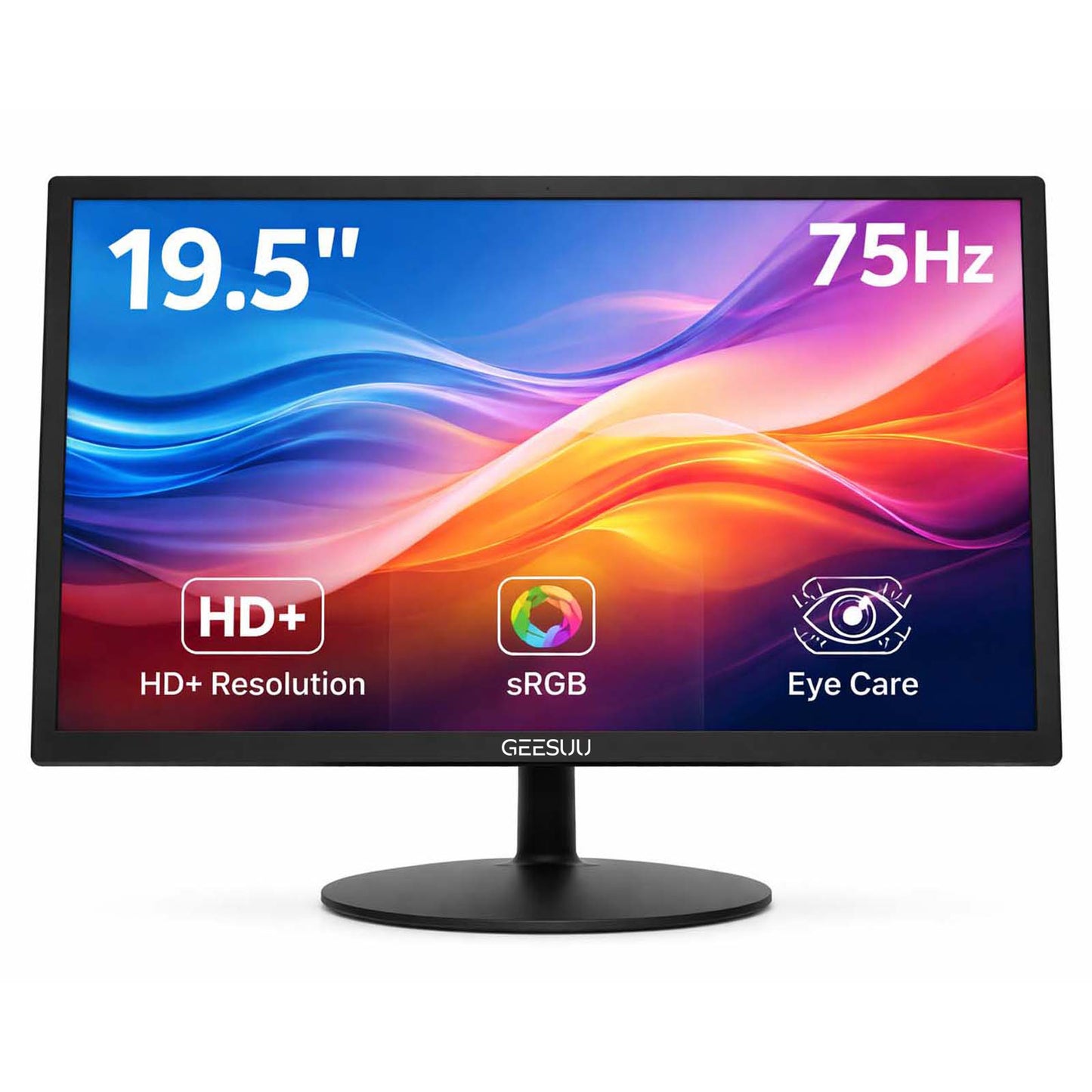Écran GEESUU CloudWing, 195A, 19,5 pouces, HD+, 75 Hz