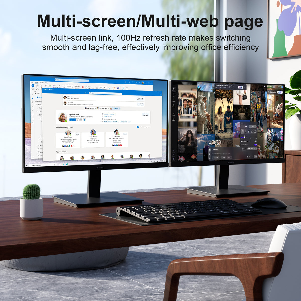 GEESUU BAFANG  21.5"inch 100Hz IPS FHD Monitor - M215LF2(MF22S3F3A)