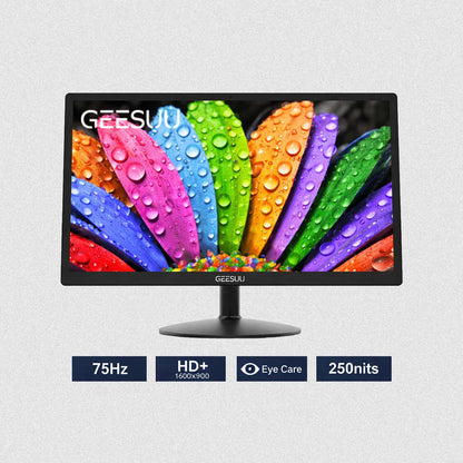 Écran GEESUU CloudWing, 195A, 19,5 pouces, HD+, 75 Hz