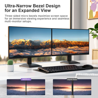 GEESUU Monitor CloudWing, M238L1F, 23.8 Pollici, FHD 100Hz, VA