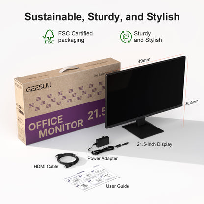GEESUU Monitor CloudWing, M238L1F, 23.8 Pollici, FHD 100Hz, VA
